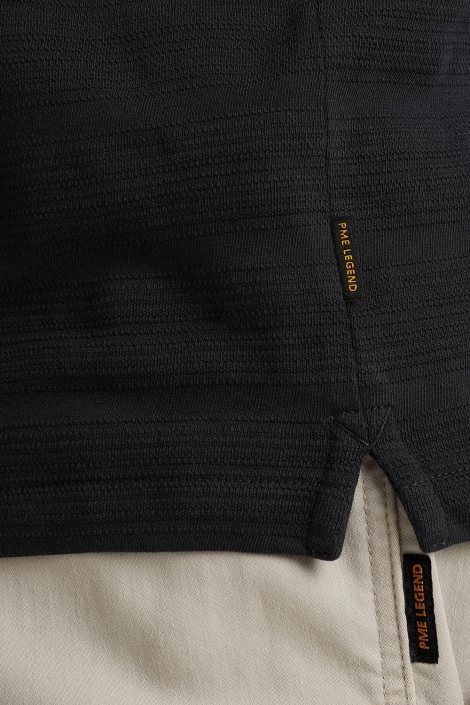 PME legend short sleeve polo jacquard jersey